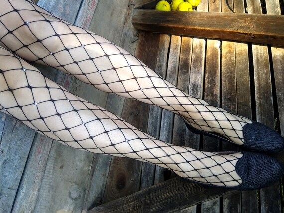 Fishnet Tights. Crystal Tights, Crystal Fishnet, Diamond Fishnet