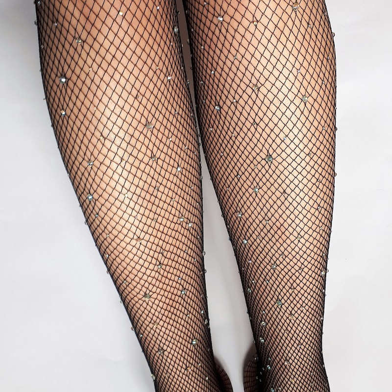 Sagester Tights with Stream of Crystals