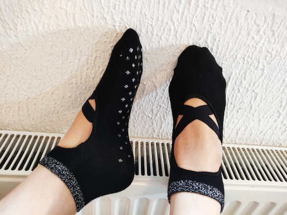 Calcetines antideslizantes para yoga. Calcetines de ballet Calcetines de  fitness Pilates Calcetines de algodón suave para mujer Calcetines de  lolita. Regalo del Día de la Madre. -  España