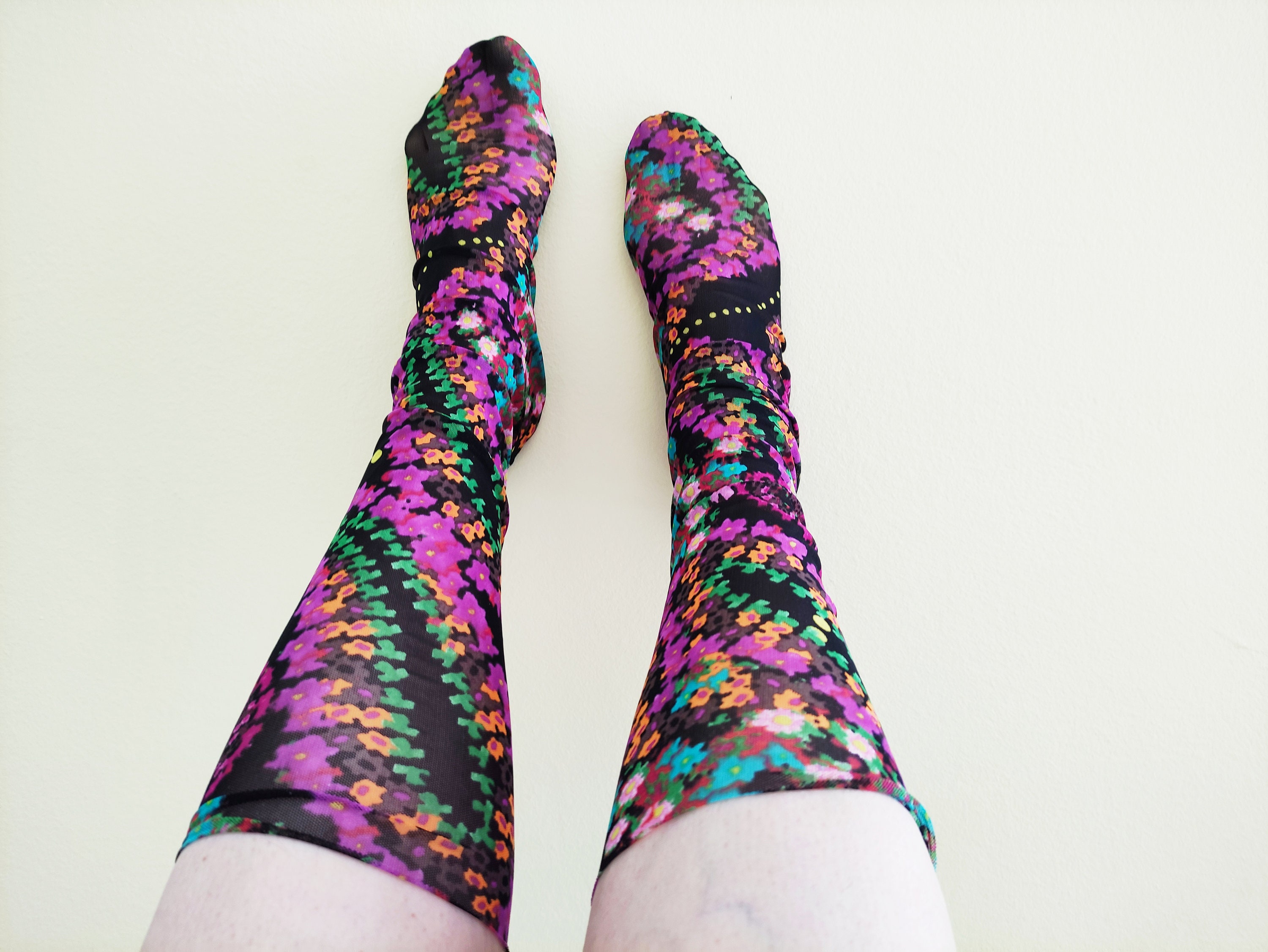 Tulle Socks. Mesh Cute Novelty Colorful Sheer Socks. Big Etsy