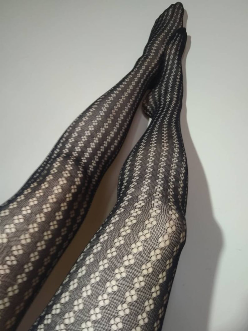 Fishnet Tights. Stretch Lace Sexy Mesh Black Tights. Gift for | Etsy UK