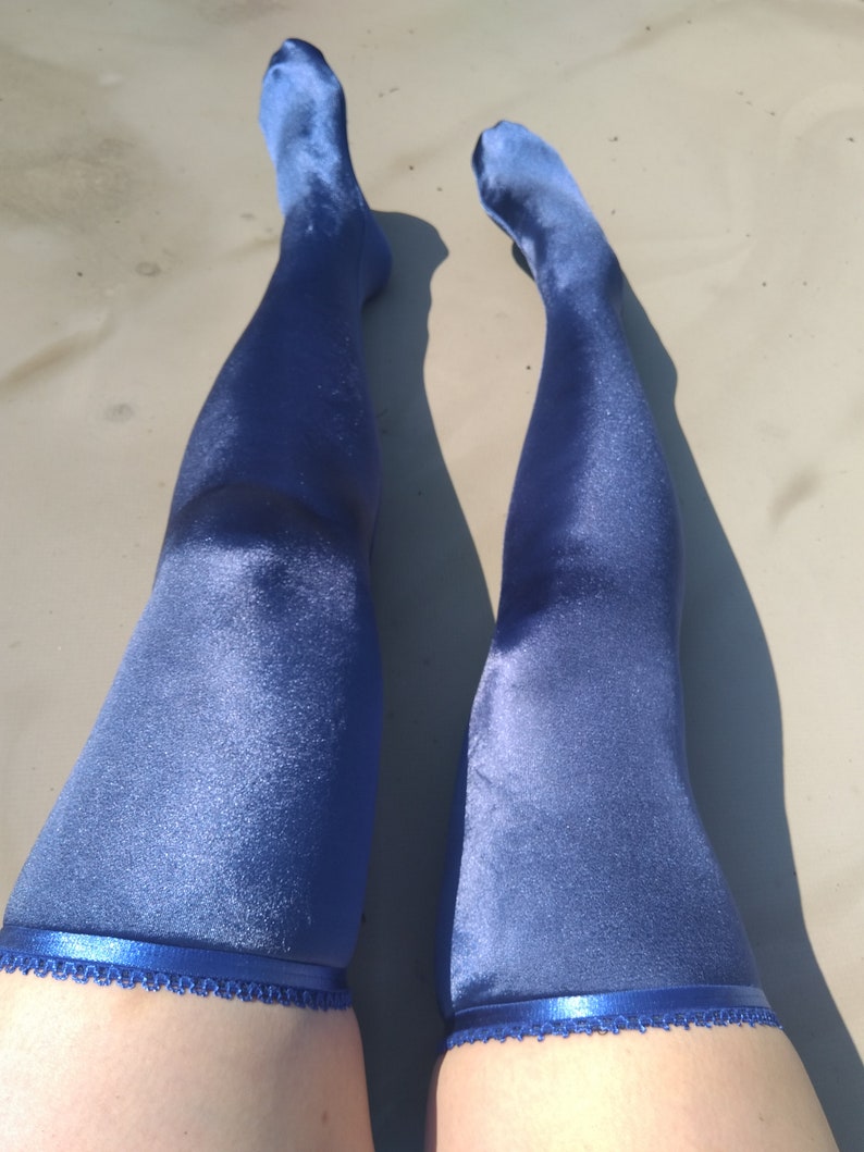 navy blue thigh high boots