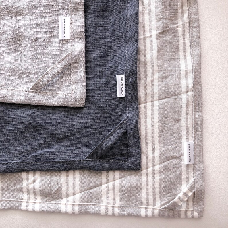 Linen Kitchen Towels. Set of 3 Towels. Dish Tea Bath Hand Etsy