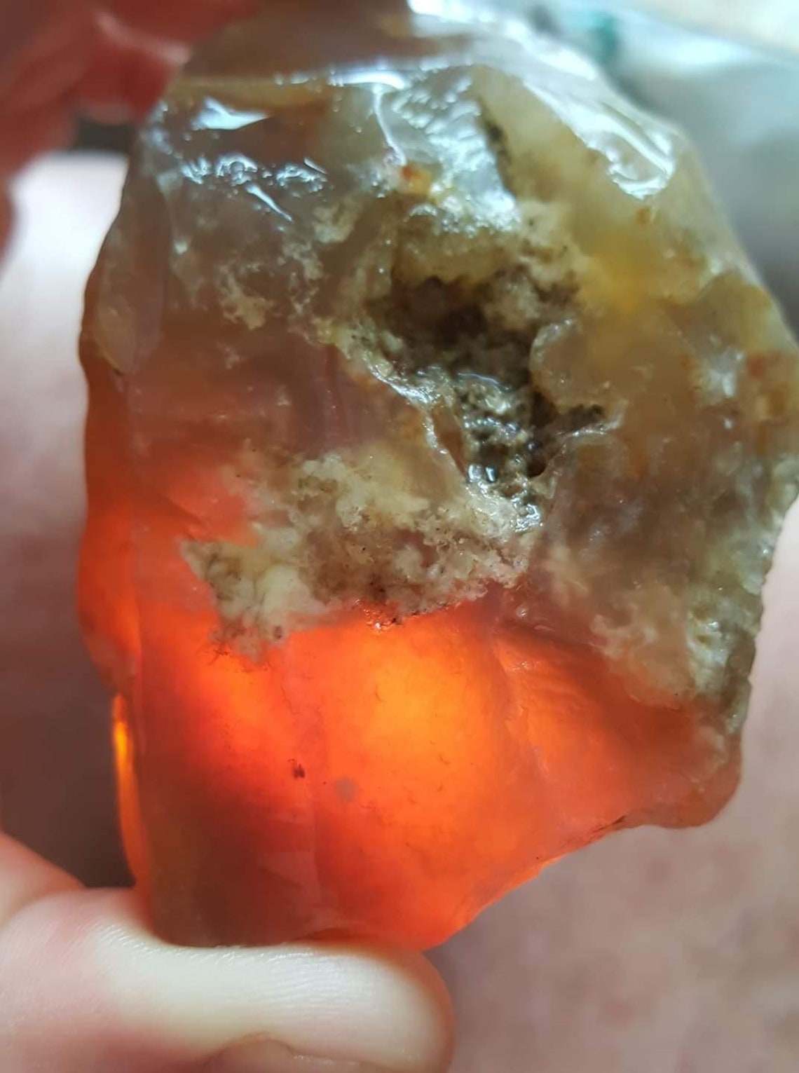 Rare Carnelian Yellow Moss Agate With Opal and Chalcedony Naturally Tumbled Stone fresh Vibes Etsy