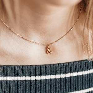 Tiffany on sale ampersand necklace