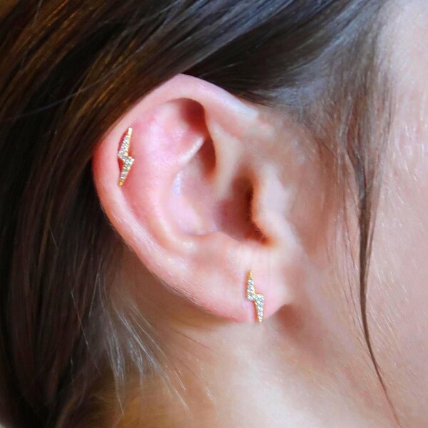 Diamond and Thunderbolt Etsy