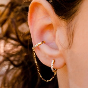 Cuff store dangle earrings