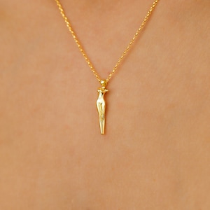 Women’s Figure Body Pendant Necklace, Motivational Gift, Body Positivity Fertility Goddess Pendant Charm Necklace • Best Friend Gift for Her