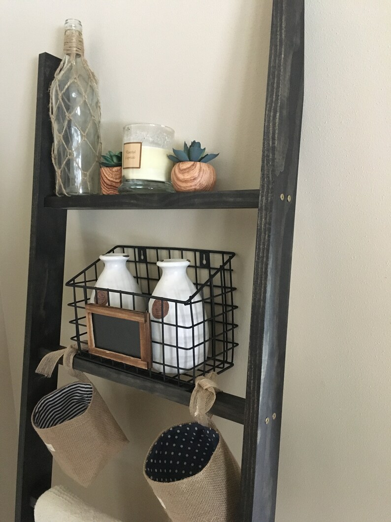 6 Foot Blanket Ladder additional Colors Available Etsy Canada