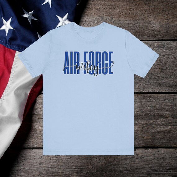 Proud Air Force Wife With American Flag T-Shirt Veteran Gift Proud Air Force Wife With American Flag T-Shirt Veteran Gift