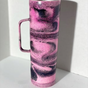 30 oz Stainless Custom Skinny Tumbler with handle