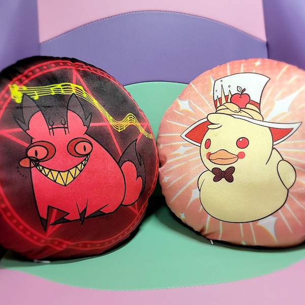 HH| Cursed Cat & Rubber Duck Pillows