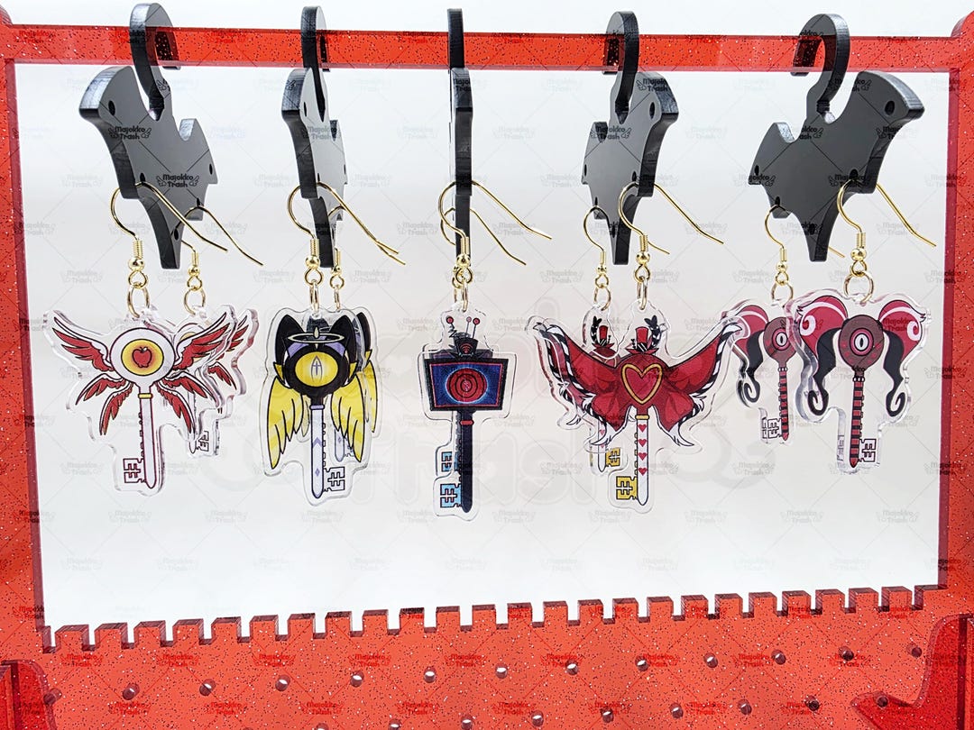 Key Key Hh HH | B Grade Character Key Theme Earrings - Etsy