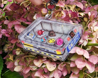 Portachiavi shaker in acrilico con carrello REPO