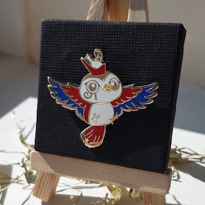 Horus // Egyptian God Hard Enamel Pin // Dorable Deities // 40mm Wide // Gold Plated Metal