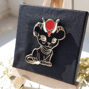 Sekhmet // Egyptian God Hard Enamel Pin // Dorable Deities // 35mm Tall // Gold Plated Metal