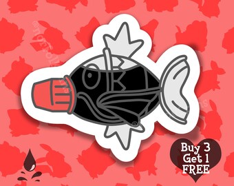 Magikarp Sticker Etsy Uk Magikarp Sticker Etsy Uk