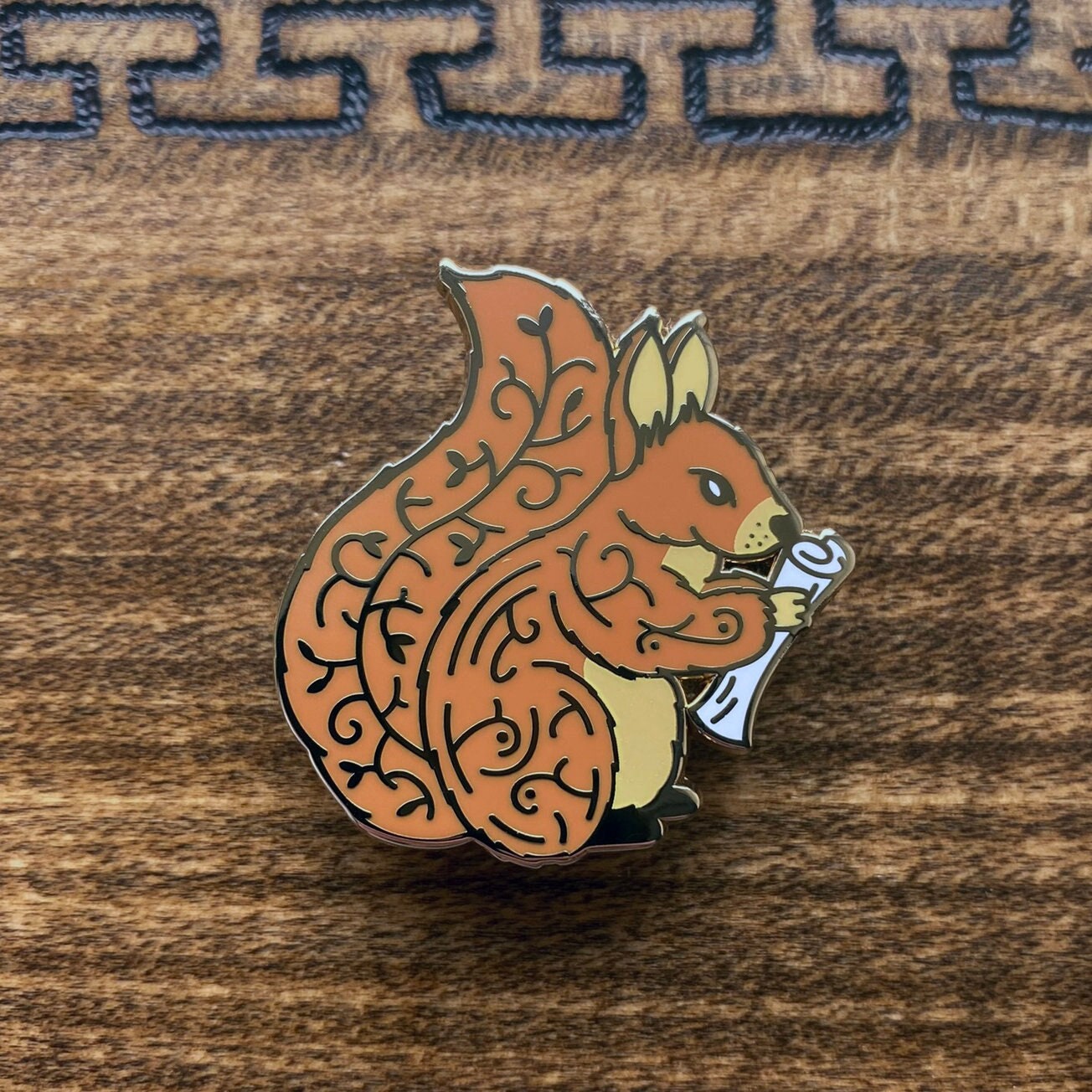 Wooden Brooch Pin Funny Animal Pattern Badge Pins Cartoon - Temu