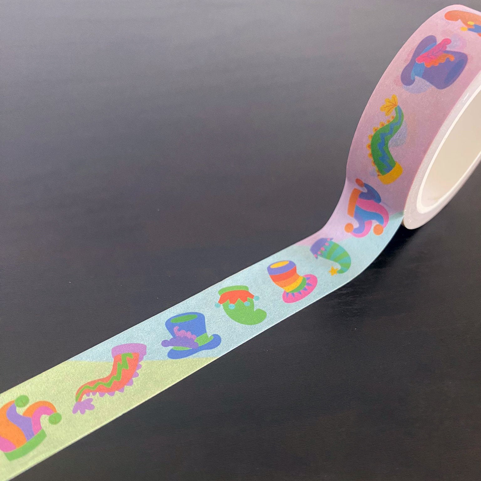 Foil Washi Tape Rainbow Multi-coloured Metallic 