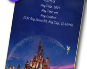 Disney invitation disneyland disney invite digital canva download invites party editable