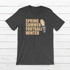 Spring Summer Football Winter Sports Seasons Short-Sleeve Unisex T-Shirt