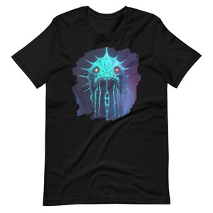 Scary Mutant Alien Fish Creature Halloween Short-Sleeve Unisex T-Shirt for Men & Women - Free Shipping