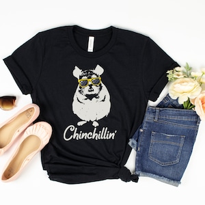 Chinchillin&#39; Funny Chinchilla Shirt , Chinchilla , Chinchilla Lover , Chinchillas , Chinchilla Gift , Funny Tshirt , Vintage T Shirt