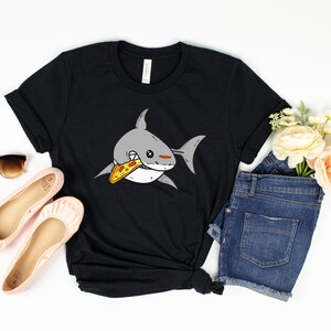 Shark Eating Pizza Funny Shirt, Pizza Shirt, Pepperoni Pizza, Pizza Party, Pizza Lover, Pizza Gift, Tank, Hoodie, Shark Shirt, Shark Lover