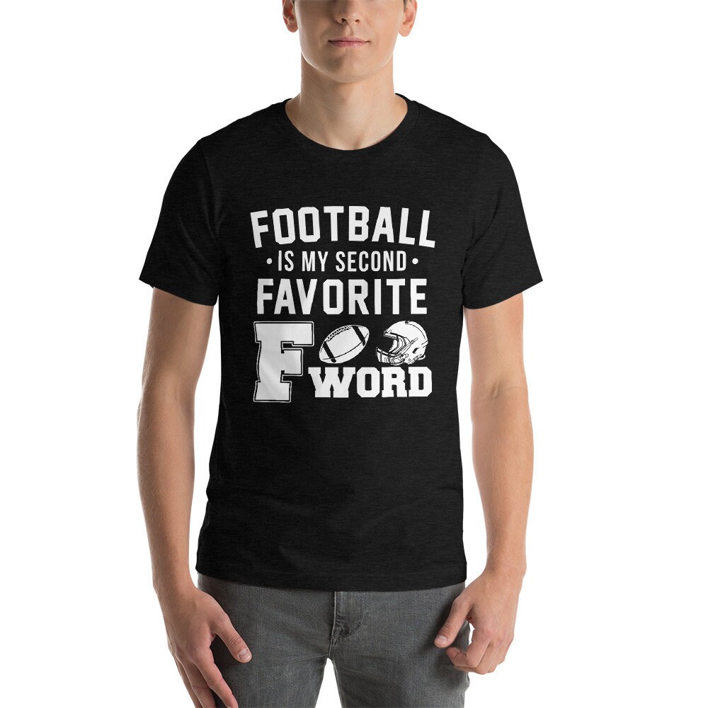 Football is My Second Favorite F Word Funny Sports Fan - Etsy
