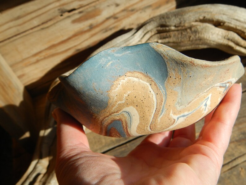 Alter Dish Sacred Plate Ring Smudge Plate Incense Dish Pottery Handmade Agateware Pottery