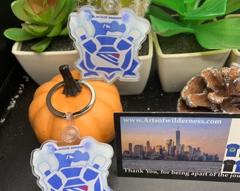 カメックスレンジャー アクリルキーホルダー、ポケモンホッケーマッシュアップ