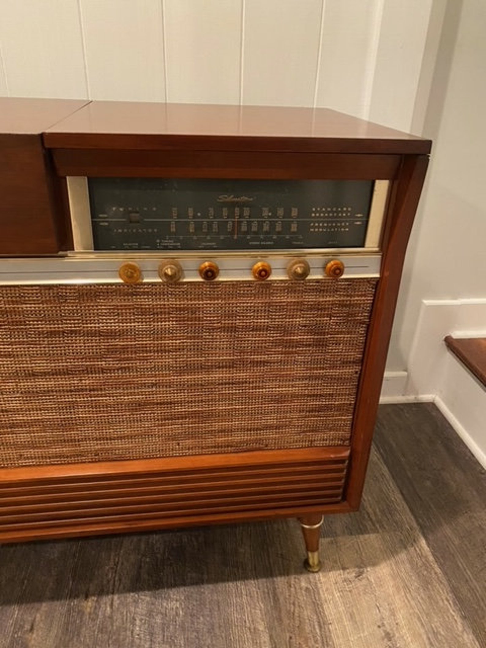 1958 Sears Silvertone Console Stereo Etsy