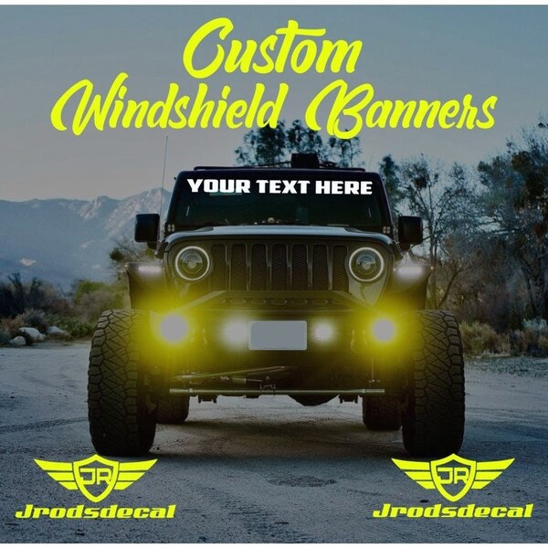 Custom Car Banner Etsy