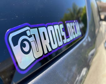 Custom Instagram Text Vinyl Decals - Build Your Own Decals - Personalized Decals- Custom Stickers - Car decals