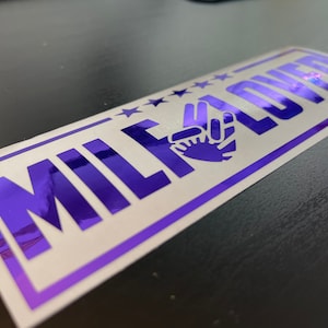 Milf lover decal sticker for car window | JDM decal stickers | bumper stickers | windshield decal sticker.