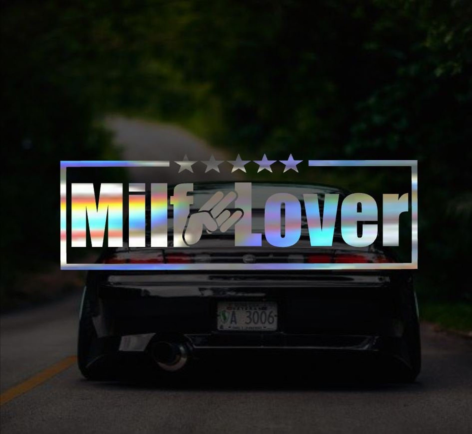 Milf lover  decal  sticker  for car  window JDM decal  stickers  