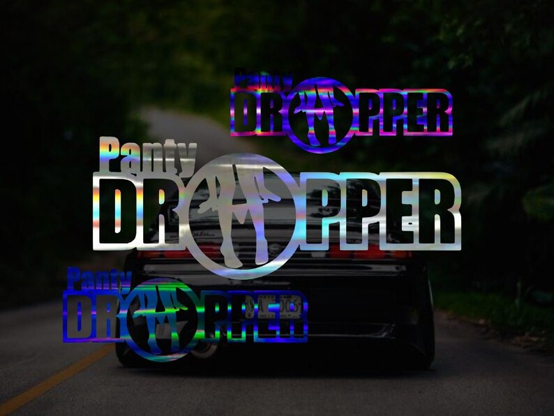 Panty Dropper Car Window Decal Sticker JDM Stickers Etsy