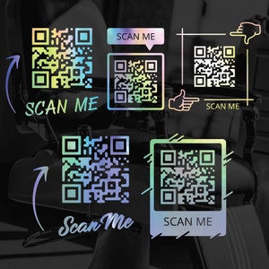 QR code Design your own storefront window Business decal, Social Media QR code , custom decal, website decal, QR decal, business decal,