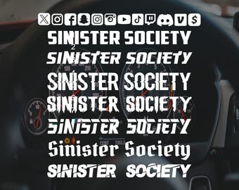 Custom Instagram Username Vinyl Car Decal - Personalized Social Media Sticker"