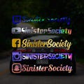 Social Media Decal Stickers | Instagram Decal | Facebook | Snapchat | Twitch | Twitter | Youtube | Car Decal Sticker | Window Decal Sticker