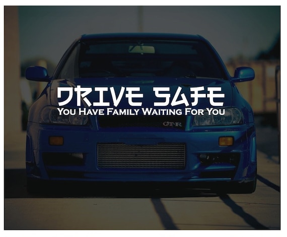 Revolutionair taal synoniemenlijst JDM Drive Safe Car Decal Stickers Dashboard Decals Stickers - Etsy