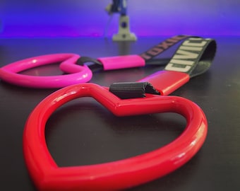 Customizable Heart Tsurikawa: JDM Car Rear Bumper Hanger