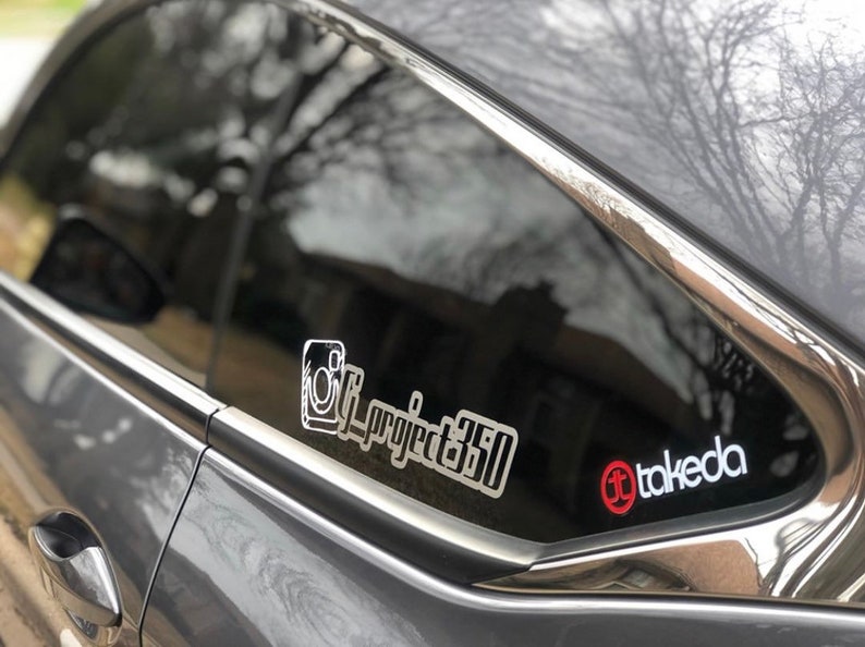 Custom Instagram Name Vinyl Decal Personalized IG Username