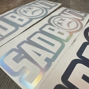 JDM Sad Boyz Vinyl Car Decal - Custom Bumper Sticker