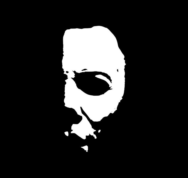 Michael myers Horror Movie decal Sticker for Car Window Etsy