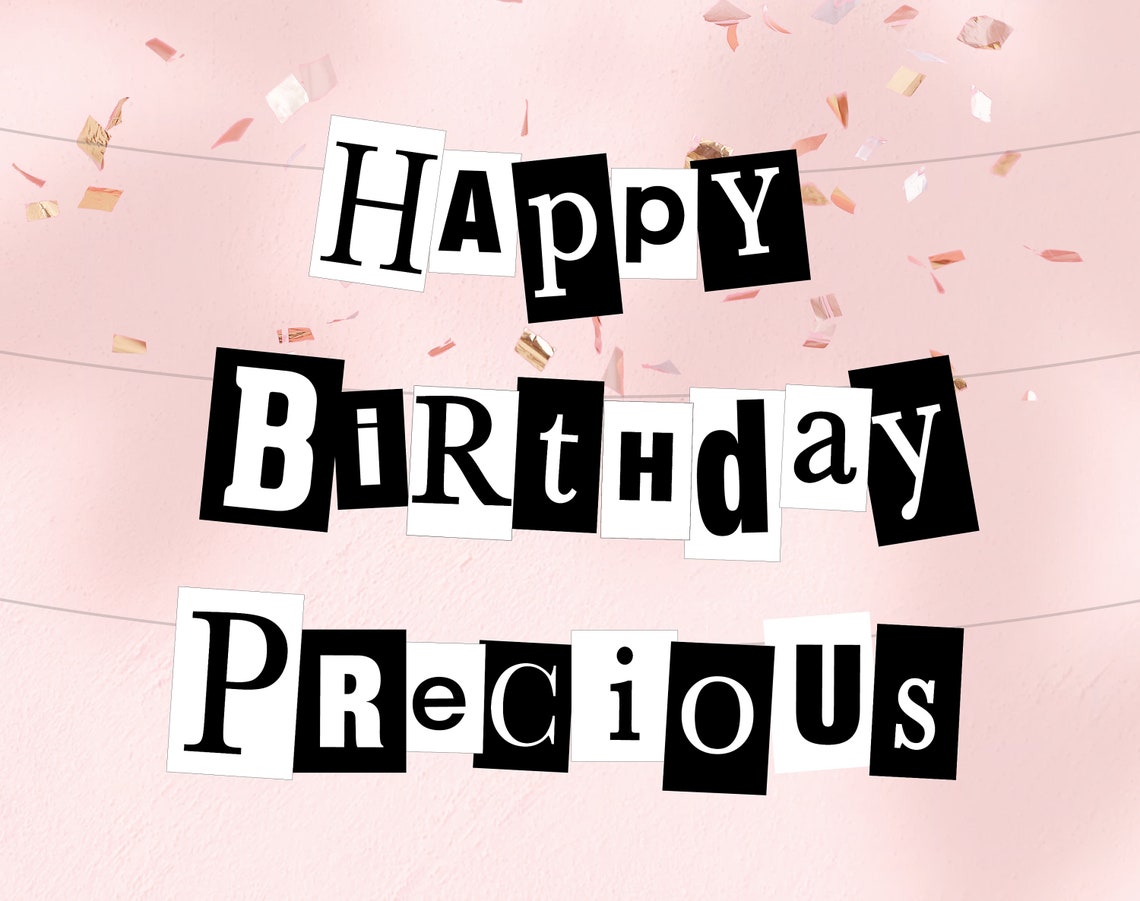 PRINTABLE Mean Girls Birthday Banner Happy Birthday Party | Etsy