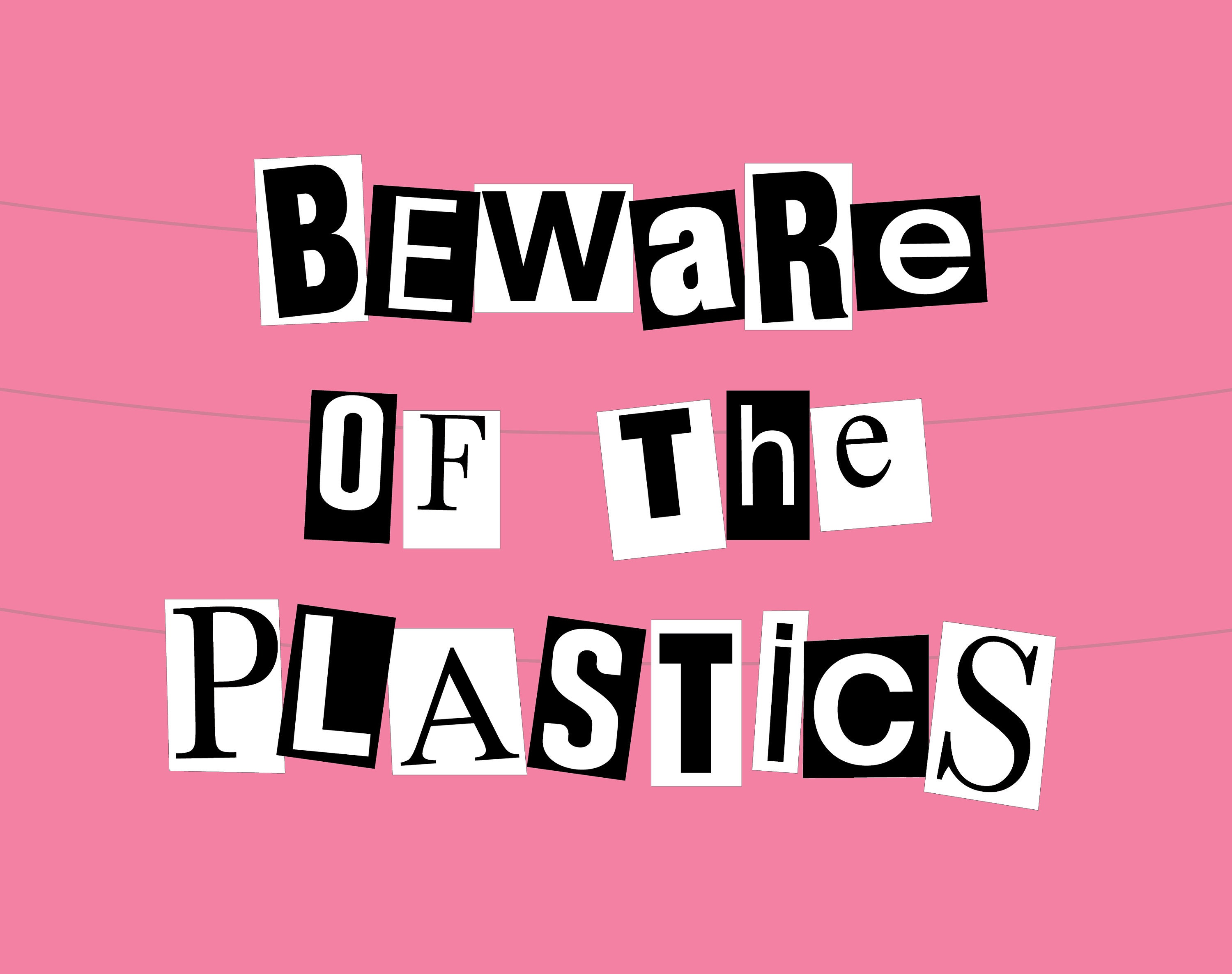 PRINTABLE Mean Girls Banner Beware of the Plastics Girls Etsy UK