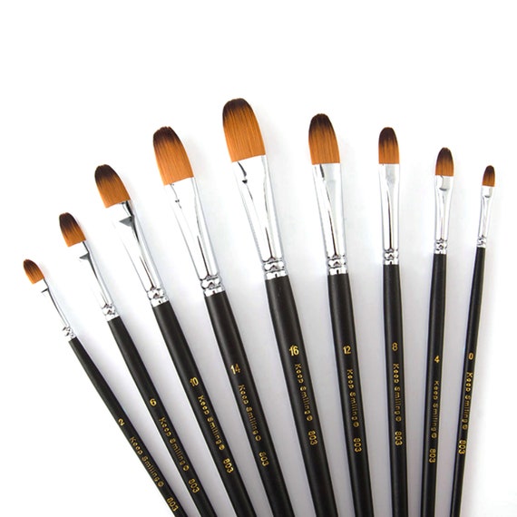 Professional Mix Animal hair Painting Brush,6 pcs/set Acrylic  PaintBrush,oil brush free shipping