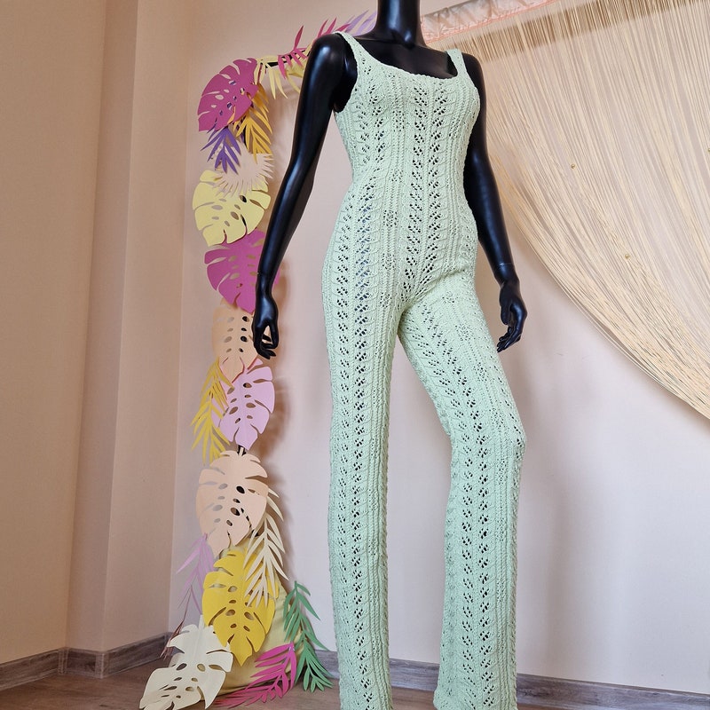Crochet Halter Neck Jumpsuit main image 0