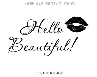 Download Hello beautiful svg | Etsy Hello beautiful svg | Etsy